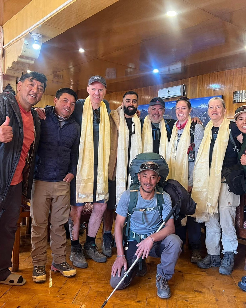 Guests at Yak Hotel Namche Bazar